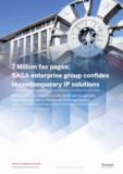 7 Million fax pages: SAGA enterprise group confides in contemporary IP solutions