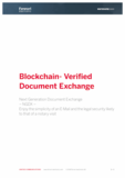 Blockchain-Verified Document Exchange