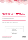Quick Start Manual: OfficeMaster CallRecording