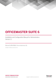Manual: OfficeMaster Suite 6.2 for Administrators